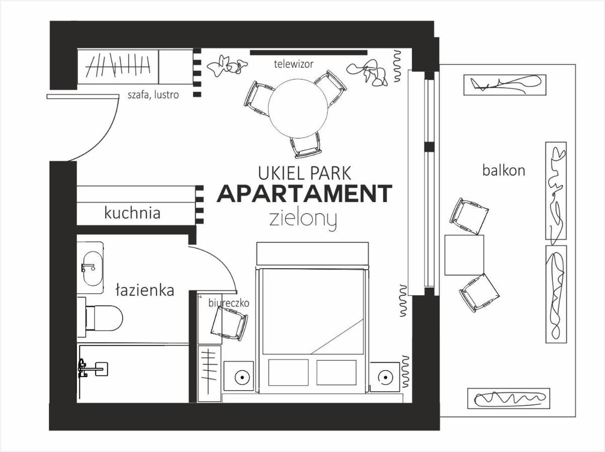 Dk Premium Ukielpark Apartment Olsztyn  Exterior photo